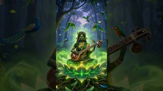 Devi Matangi Mantra for Divine Wisdom &amp; Powerful Speech” 🍃 🕉️ #matangi #saraswati