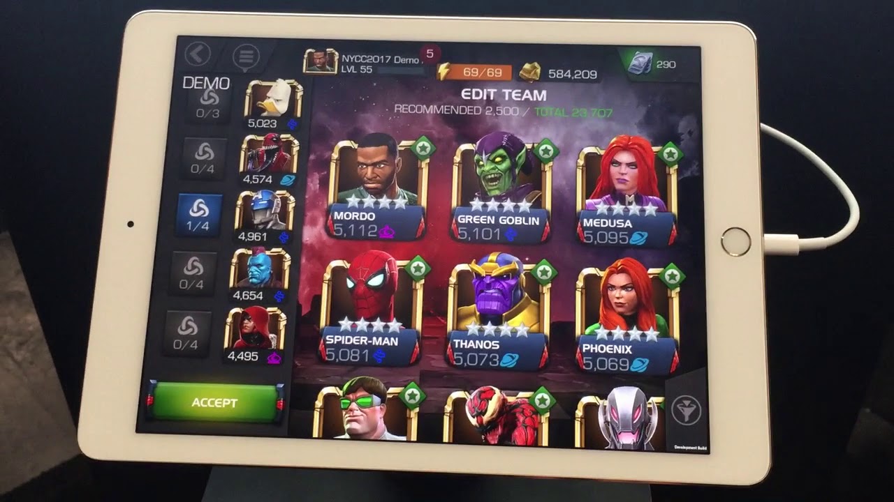 NYCC 2017 - Marvel Contest Of Champions Video Game Interview With Art Director