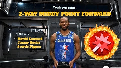 *NEW* RARE 2-WAY MIDDY POINT FORWARD BUILD IN NBA 2K23! SUPER RARE OVERPOWERED DEMIGOD BUILD IN 2K23