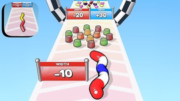 Gummy Worm Go! ​- All Levels Gameplay Android,ios (Part 36)