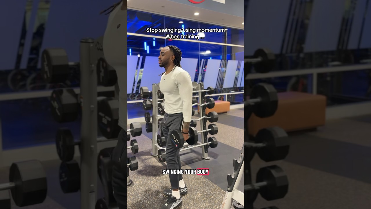 Прекратите размахивать руками/использовать инерцию во время тренировок… 👎🏿