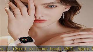 15 Pack Soft Silicone Bands Compatible with Apple Watch Band 40mm 41mm 38mm 45mm 44mm 42mm for Wome screenshot 5