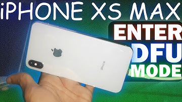 How to Enter DFU Mode on iPhone XS Max | iPhone XS MAX DFU MODE