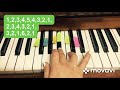 Урок пианино по цифрам