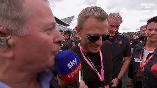 Daniel Craig at the 2019 F1 British GP (Grid Walk)