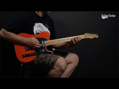 Електрогітара FENDER PLAYER II TELECASTER CORAL RED, видео 2