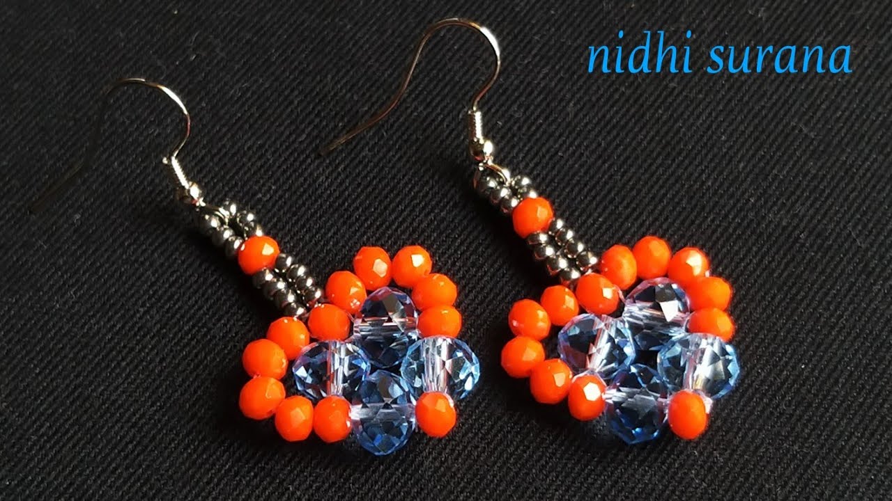 💞DIY Crystal Earrings (0190) YouTube
