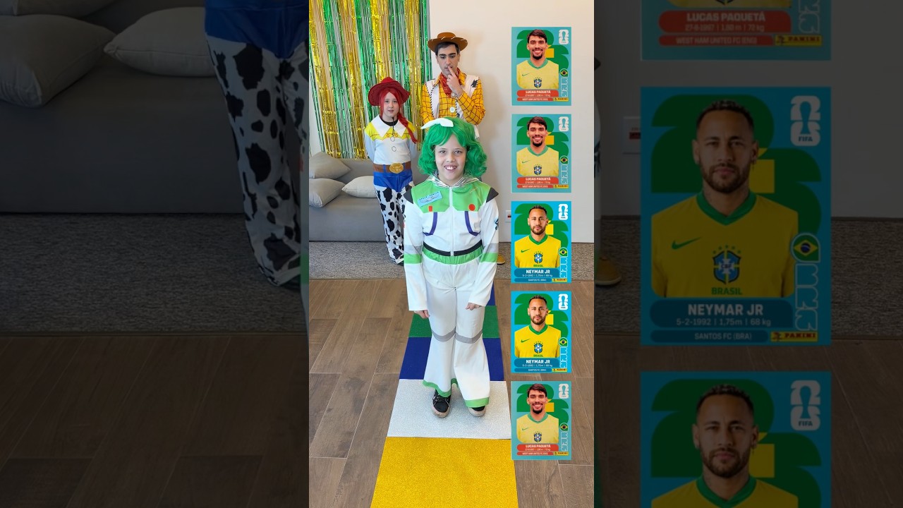 JOGO DA MEMÓRIA DO NEYMAR! SELEÇÃO BRASILEIRA, COPA DO MUNDO! PAQUETÁ #SHORTS