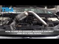 How To Replace Exhaust Manifold Catalytic Converter Assembly 2006-12 Ford Fusion