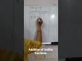 Addition of Unlike fractions #maths