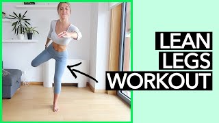 Toned Leg Workout at Home (15 Mins)