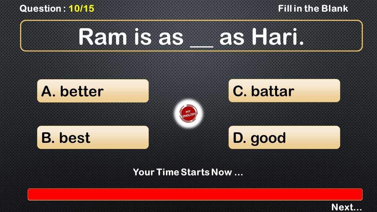 Adjective | Adjectives in English Grammar I English Grammar Test
