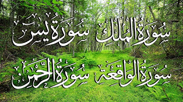 سورة الملك سورة يس سورة الرحمن سورة الواقعة ❤ بصوت هادئ وجميل | القارئ محمد البارقي