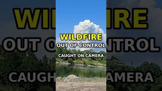 🔥 WILDFIRE OUT OF CONTROL — Caught On Camera 😱 #shorts #wildfire #fire