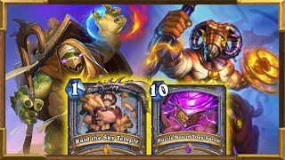Hearthstone: Quest Big Spells Mage | RAID THE SKY TEMPLE | Saviors Of Uldum New Decks