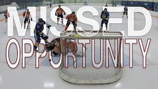 Missed Opportunities / Game 2 Round 2 /Red vs. Purple/ Beer League Hockey. Goalie POV &amp; Mic'd Up.