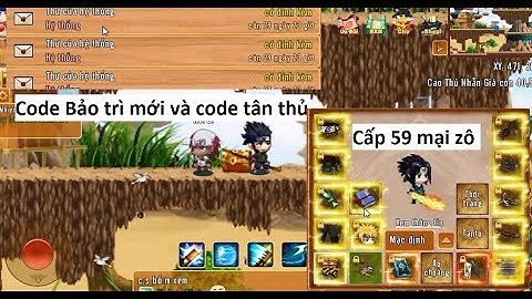 Làng Lá Phiêu Lưu Ký | Code Bảo trì Mới và Rao ních Lôi ngon cấp 59 LL2 - Bán bạc và sách | HTC game