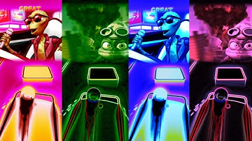 Crazy Frog vs Aliens dance -Tiles Hop New coffin dance
