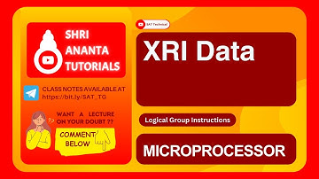 XRI Data I Logical Group Instructions in 8085 #electronicsengineering #8085programming #8085