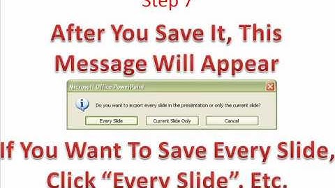 How To Convert PowerPoint Into Windows Movie Maker (Pictures)