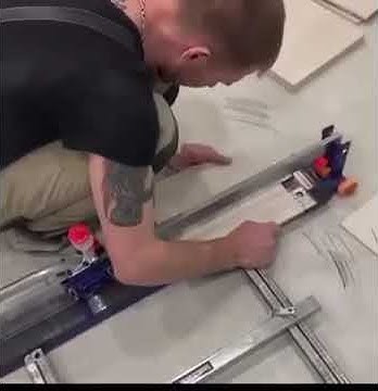 strong tile cutter плиткорез - YouTube