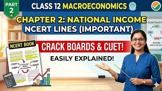 Study like your own notes✍️/class 12 economics/national income/Imp NCERT lines for Boards 2026-27