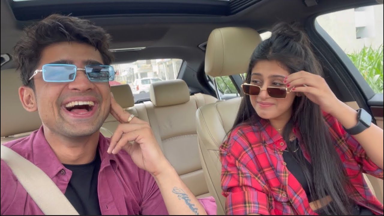Our First Ride in BMW || Abhisha vlogs || Udaariyaan