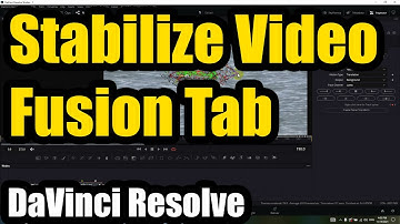 How to stabilize clips (Davinci Resolve, Fusion Tab ► Planar tracker & Transform)