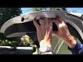 Prius tailgate repair / License bulb replacement