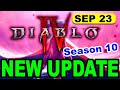 Diablo 4 Season 10 Update – Chaos Armor, Boss Fixes, HUGE Buffs &amp; What’s Permanent!