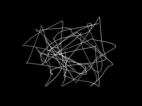 Minimalist White Lines on Black Background in Stop Motion 13 - Motion Graphic Stock Animation