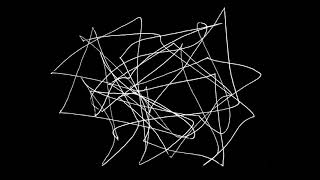 Minimalist White Lines on Black Background in Stop Motion 13 - Motion Graphic Stock Animation