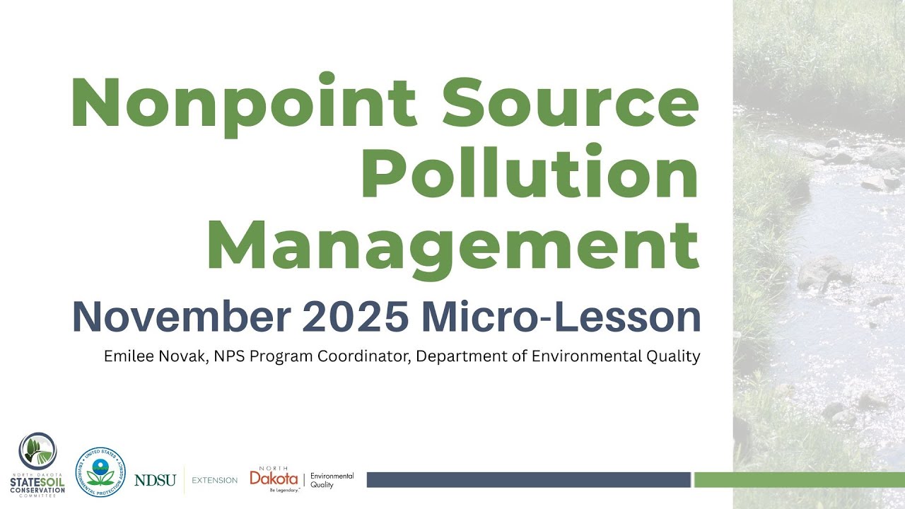 Nonpoint Source Pollution Management - YouTube