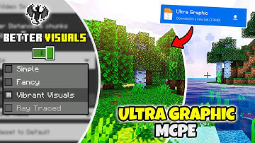 🔥Cách Bật Vibrant Visuals Nâng Cấp Mới Cho MCPE CỰC CHÂN THẬT Giống PC