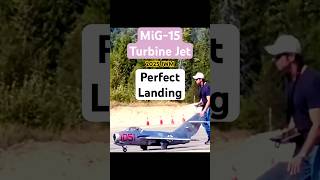 Perfect Landing - MiG-15 Turbine Jet #rcwarbird #warbird #ww2 #mig15 #rcturbine #turbinejet #rcjet