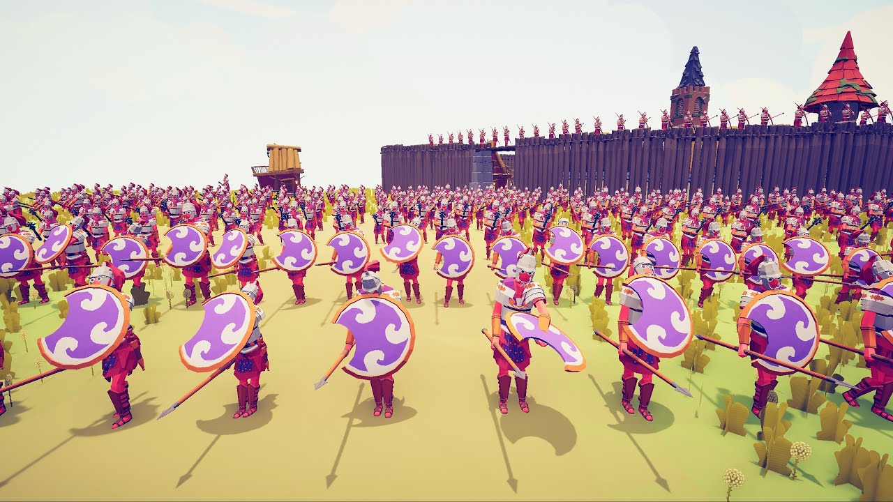 CAN ATHENIAN ARMY HOLD CASTLE? - Totally Accurate Battle Simulator TABS