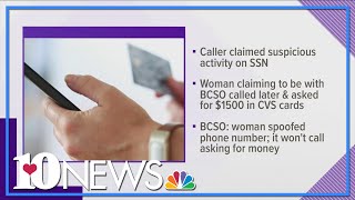 BCSO: Man loses $1,500 to phone scam
