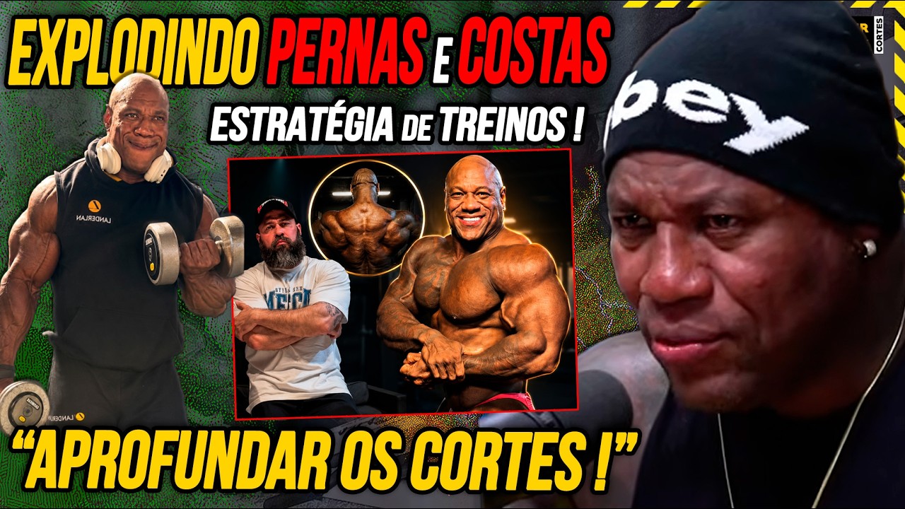 EXPLODINDO PERNAS E DORSAIS ! ROTINA DE TREINOS INSANA DO CARLOS ANDRÉ REVELADA COMPLETA !