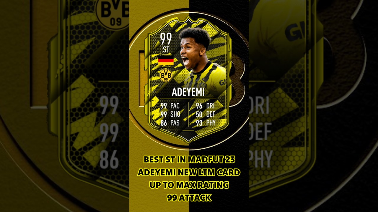 FUT Sheriff - 💥Adeyemi🇩🇪 has a card added to come in