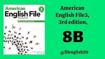 American English File3, 3rd edition, Unit 8B