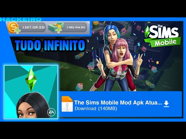 HZNXTIPS - The Sims Mobile Apk Mod (Dinheiro Infinito + Notas + Simoleons)  Tamanho: 105MB Internet: Necessário ROOT: Não necessário Requer Android:  4.0.3 ou superior 🔽 LINK DE DOWNLOAD NOS COMENTÁRIOS🔽