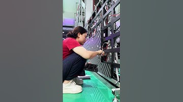 Quickly build LED screens #led #ledscreen #leddisplay #ledfactory #LEDScreenSplicing