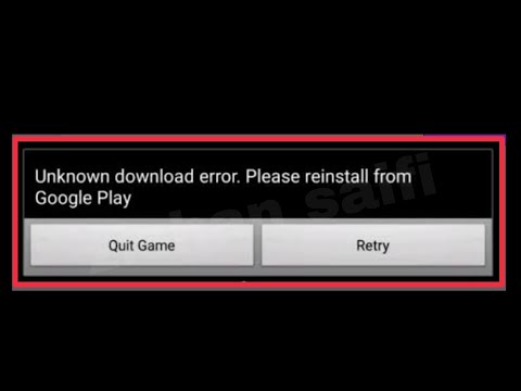 GTA सैन एंड्रियास काम नहीं कर रहा | अज्ञात डाउनलोड त्रुटि को ठीक करें। कृपया Google Play Android से पुनः इंस्टॉल करें