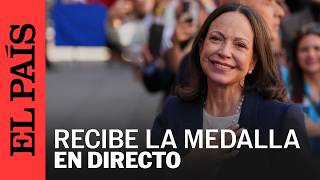 DIRECTO | María Corina Machado recibe la Medalla de Oro de Madrid | EL PAÍS