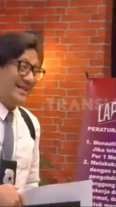 ANDRE LUPA SKRIP 😂😂 #laporpak #short #komediindonesia #trans7