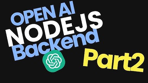 OpenAi Api with NodeJs part-2  #nodejs #openai #ai #javascript