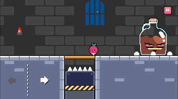 Dadish. World 4. Level 40. Walkthrough.