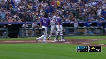 Trea Turner RBI DOUBLE CLEARS THE BASES | Los Angeles Dodgers @ Colorado Rockies 7/28/2022