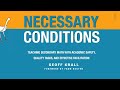 Geoff krall necessary conditions