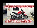 CB 300F TWISTER 2023 VERMELHA EM DETALHES